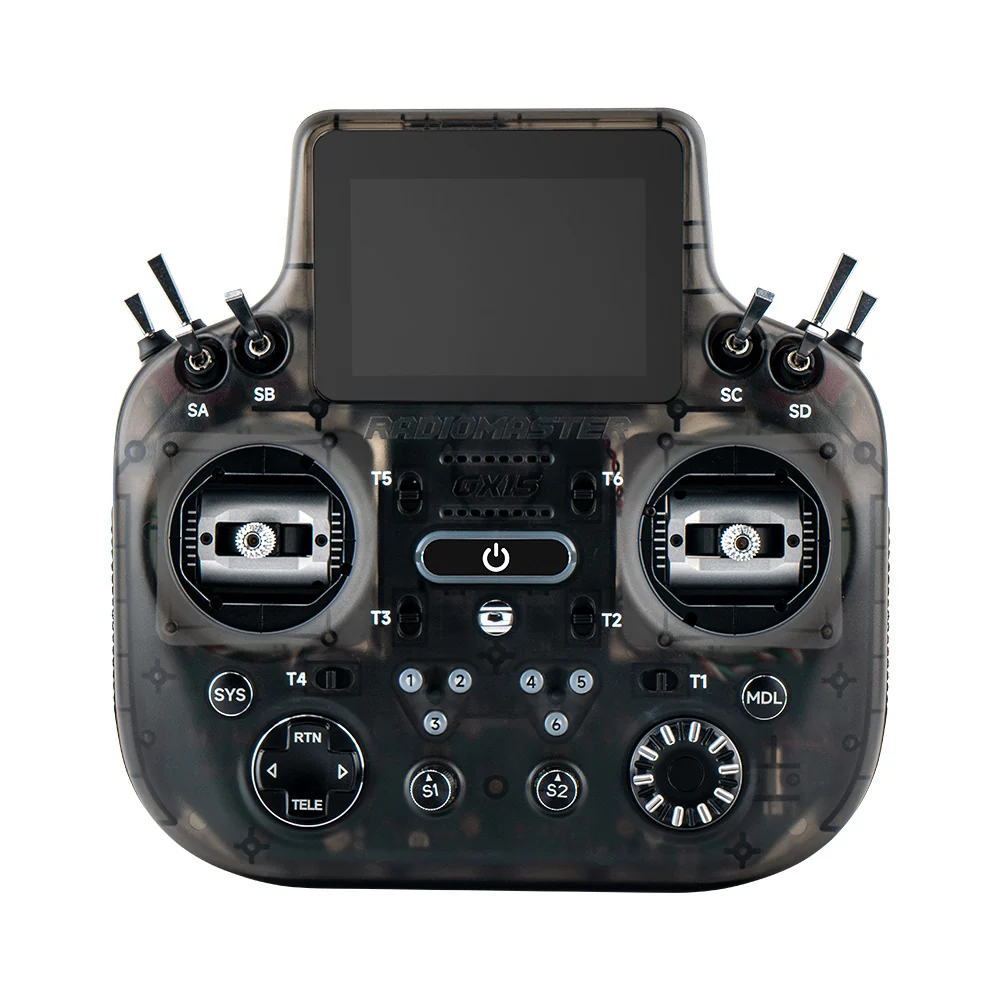 Пульт управления GX15 MAX Radio Controller — FCC / ELRS / Transparent Charcoal